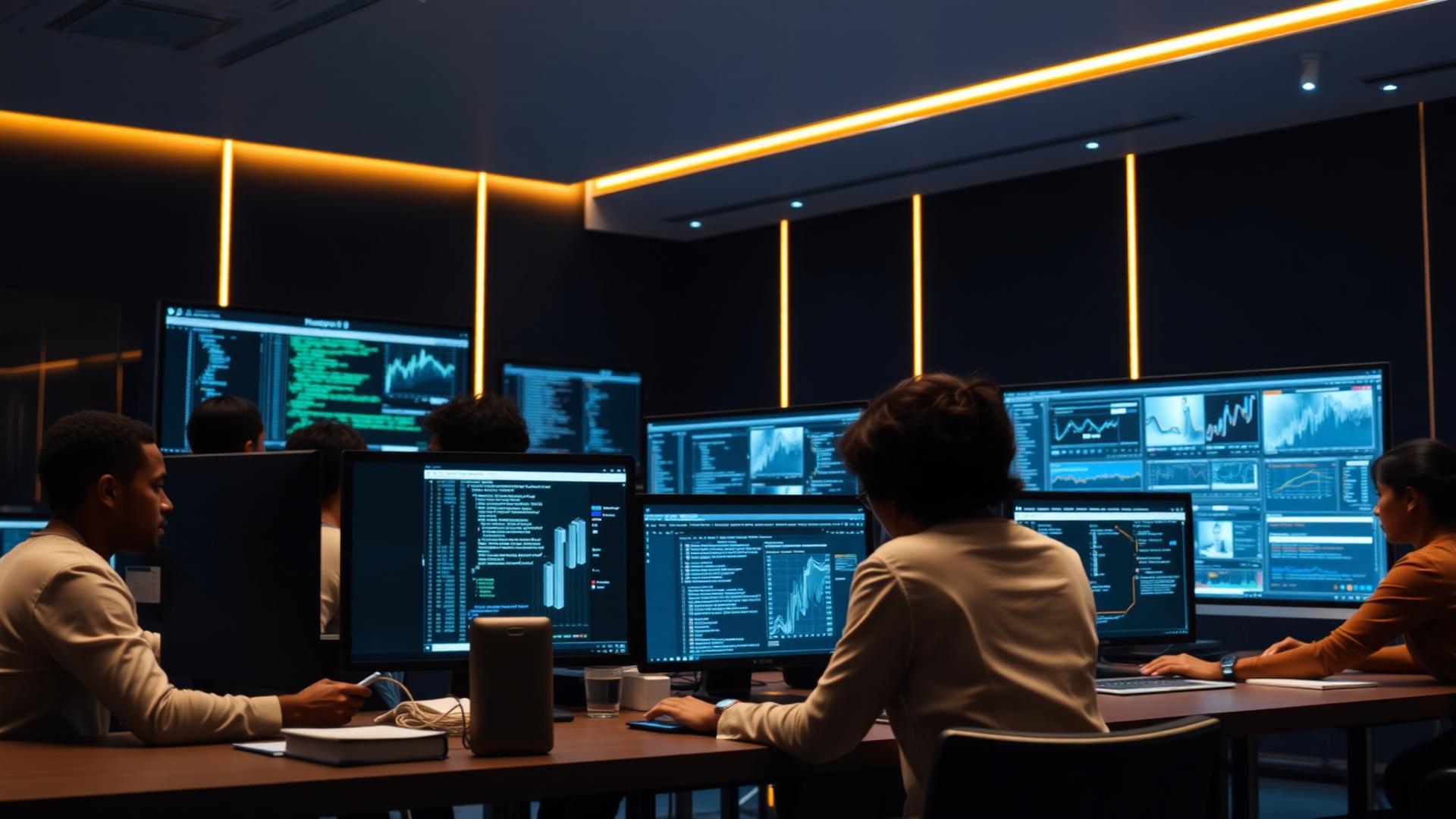Diverse engineers building enterprise platforms